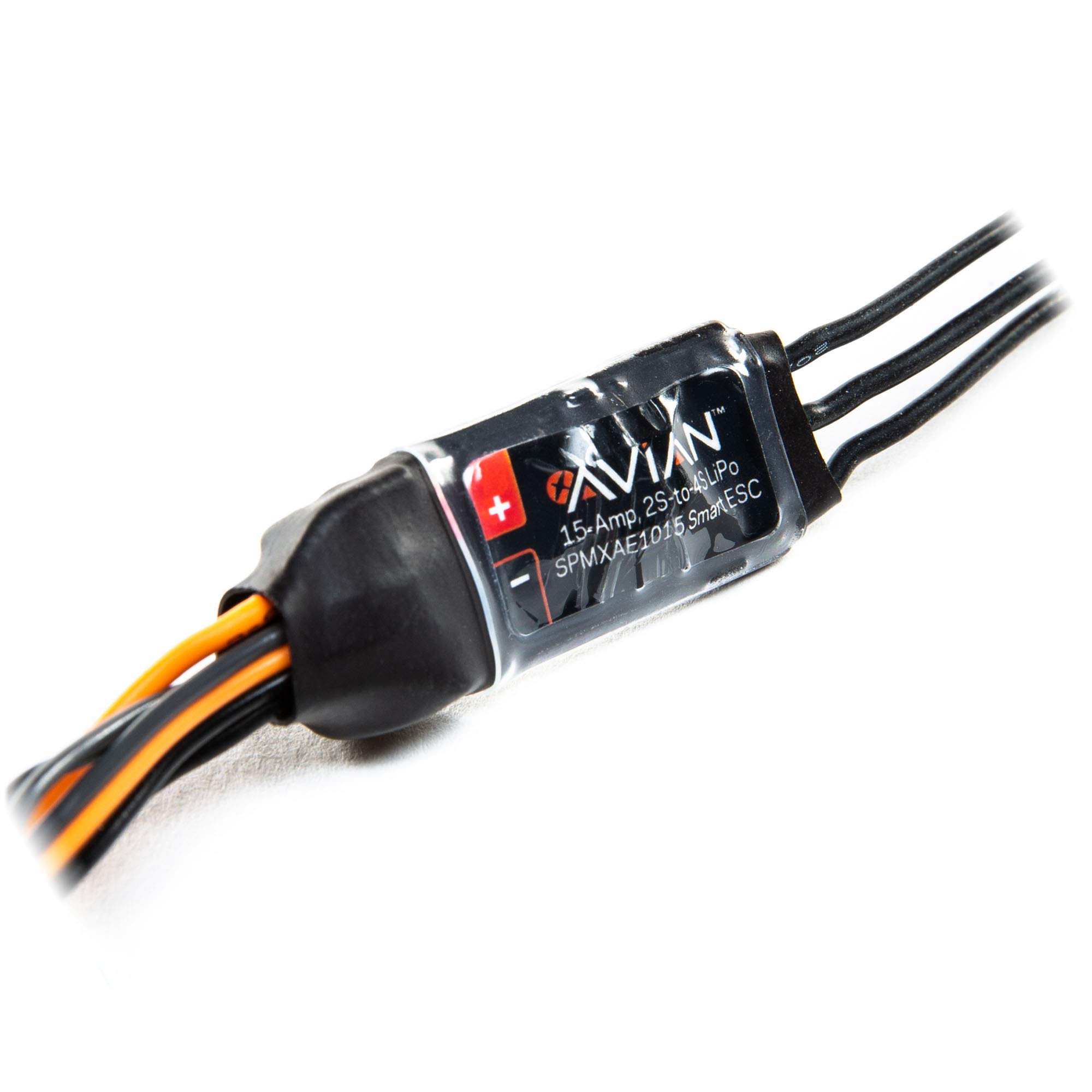 Spektrum Avian 15-Amp Smart Lite Brushless ESC, 2S-4S: IC2, SPMXAE1015C