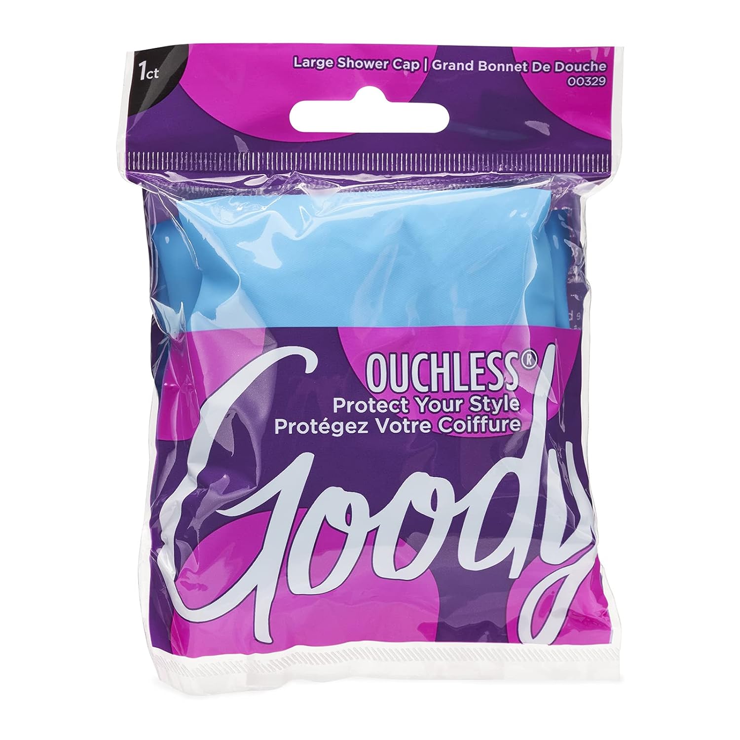 Large Green Waterproof Shower Cap for All Hair Types
