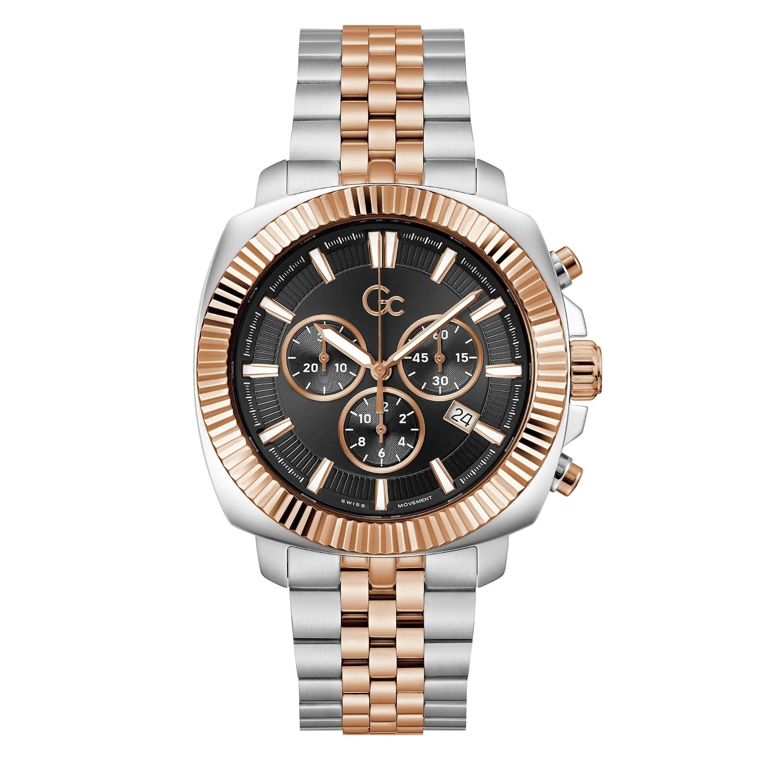 Guess Collection Square 44mm Black Dial Analog Men Watch – Z46001G2MF Guess Collection Square 44mm Black Dial Analog Men Watch – Z46001G2MF