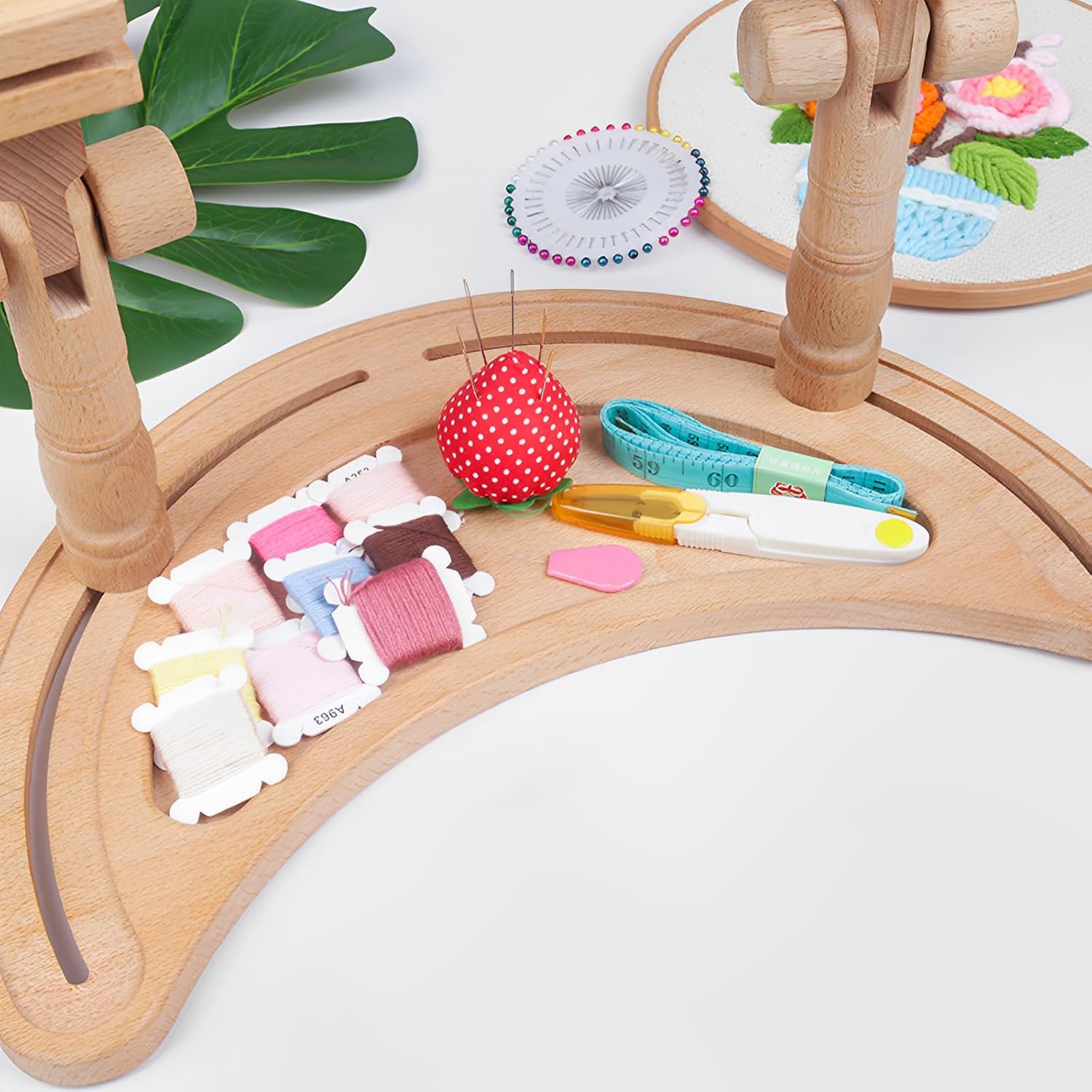 Embroidery Stand, Cross Stitch Stand, Embroidery Hoop Stand,Adjustable Embroidery Stand, Free Embroidery Hoop Holder for Art Craft