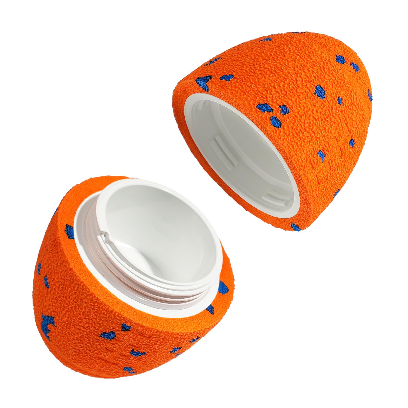 Cheerble Replacement Outer Shells for Dog Toys, Wicked Ball Rugby Replacement Shell, Orange