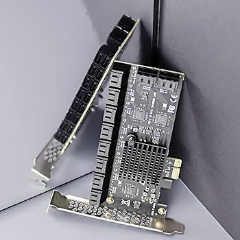20ポート　sata 増設　SATA 6Gbps PCIe 拡張　増設カード SATA 2ポート増設 PCI Expressインターフェースカード／6Gbps