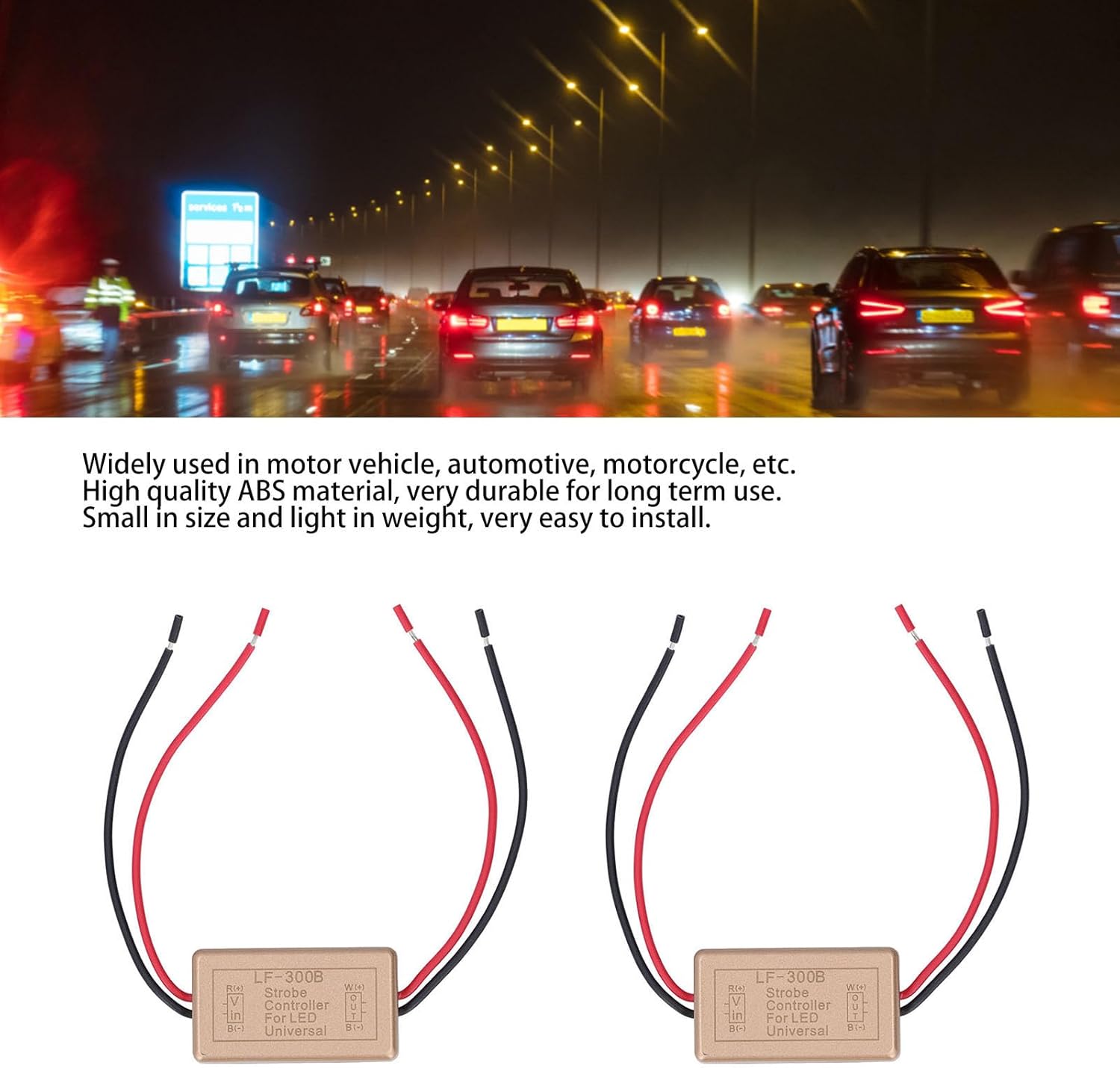 2 módulos de flash de luz, controlador estroboscópico LED, lámpara ...