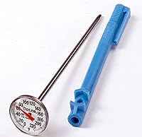 Vista 2 de Taylor 5989N - Termómetro clásico de lectura instantánea de 1 pulgada (6, plateado)