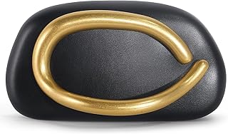 NEWROGENG Clutch Purses for Women Formal, PU Leather/Marble Acrylic Evening Bags with Chain, Trendy Metal Handle Purses 2025