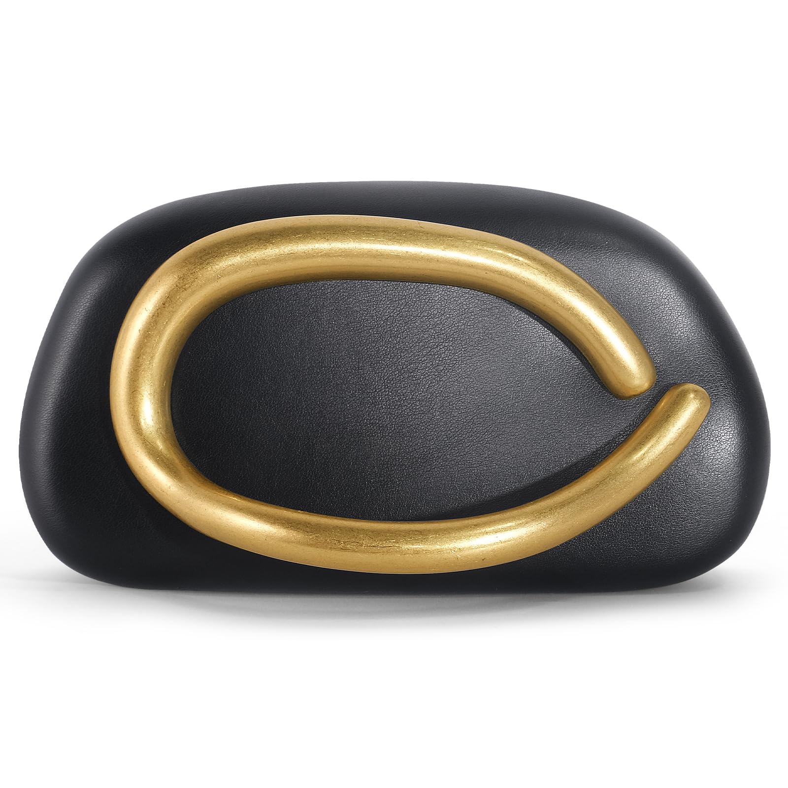 NEWROGENG Clutch Purses for Women Formal, PU Leather/Marble Acrylic Evening Bags with Chain, Trendy Metal Handle Purses 2025