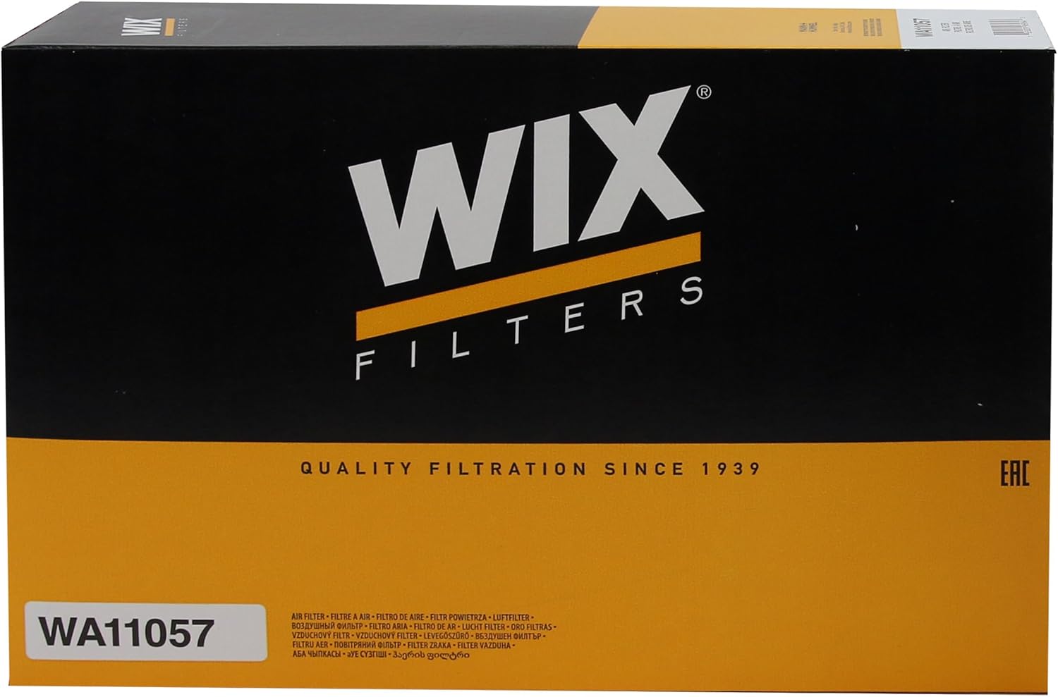 WIX WA11057 Engine Air Filter Compatible With 6.6L Chevy Silverado 2500HD (20-23), 3500HD (20-22), GMC Sierra 2500HD (20-23)