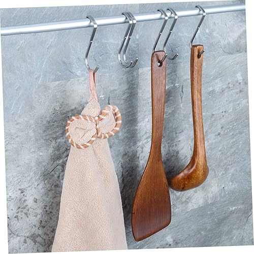 Miniatura 4 de 4 ganchos sólidos tipo S negro extraíble impermeable para gabinete de cocina dormitorio bar hotel