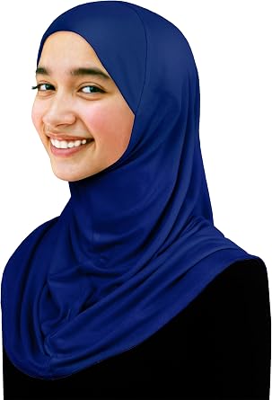 الحجاب للبنات أميرة مسلم أطفال رئيس وشاح على استعداد لارتداء سهلة الفورية Elastane-Spandex