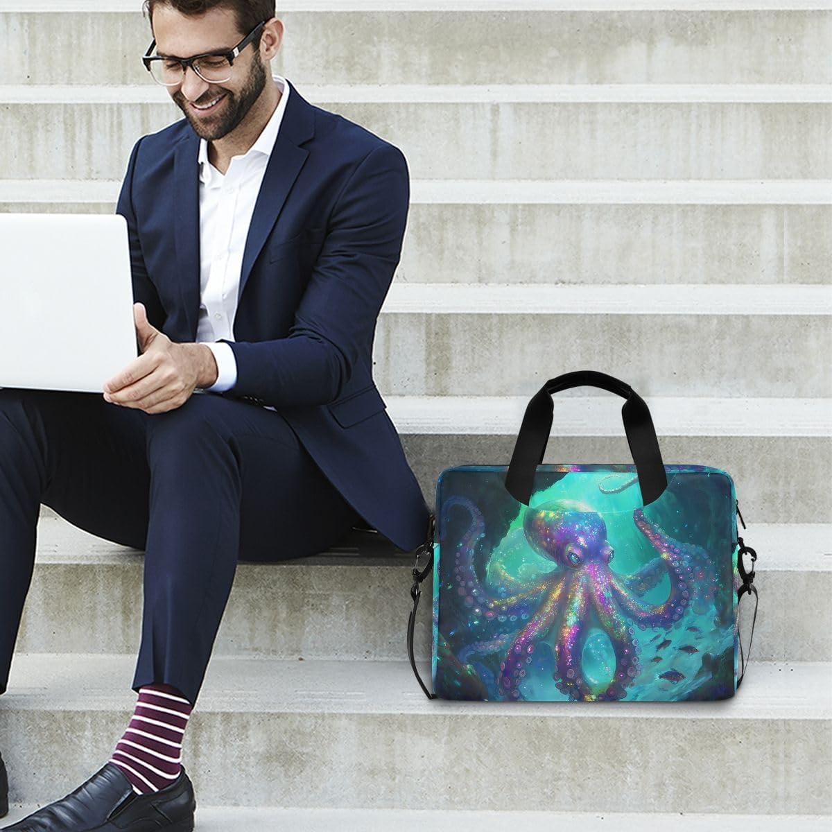 senya Laptop Briefcases for Men Women Shoulder Messenger Bag Computer Business Office Work College