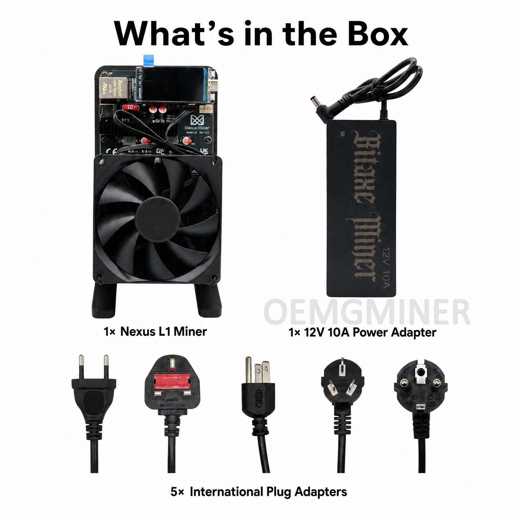New Nexus L1 ASIC Miner 330 MH/s 70W Niedriger Stromverbrauch, Kompatibel mit Dogecoin & Litecoin, Leiser Lüfter, Integriertes WiFi - Krypto Mining Gerät für Zuhause & Büro