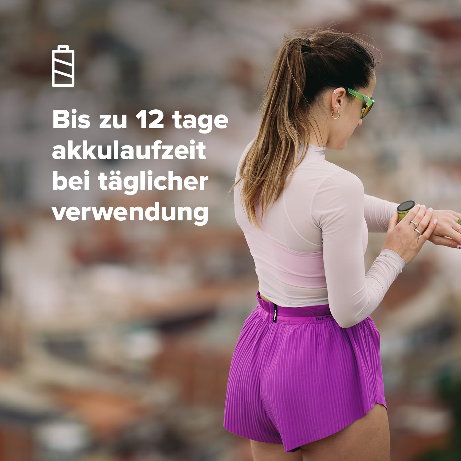 SUUNTO Run GPS-Laufuhr, 1,32" AMOLED-Touchscreen, Leichtgewicht, Multisport, Aktivitätentracker, Präzises GPS, Herzfrequenz-/Schlaf-Tracking, 12 Tage Akkulaufzeit, 4GB Offline-Musikspeicher