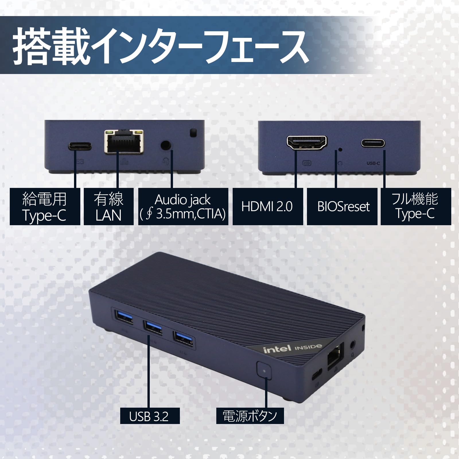 Amazon.co.jp: Skynew ミニpc インテル N150 12GB LPDDR5 小型 軽量 省