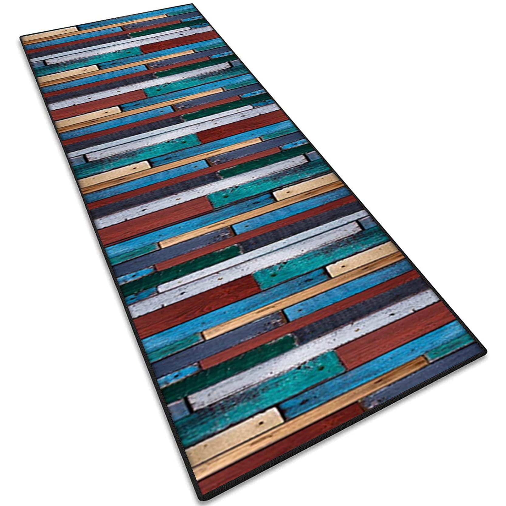 Tapis de cuisine devant évier RYNS 40x310cm tapis de couloir ignifuge et anti-rayures pour la maison