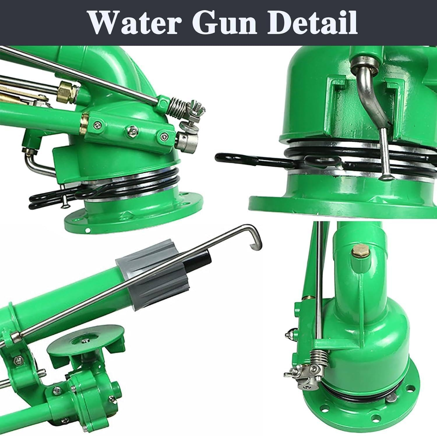 Irrigatore per Irrigazione Agricola, Per Irrigazione Di Giardini Agricoli, Irrigatore per Prato Di Grandi Dimensioni, Irrigatore a Treppiede,Model50-WithStand