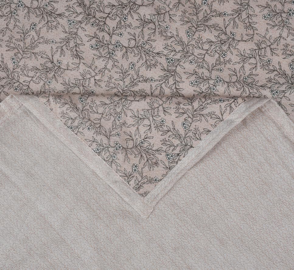 Image of Florida Cotton Double Bed All Season Reversible AC Dohar (Peach, 220x240 CM)