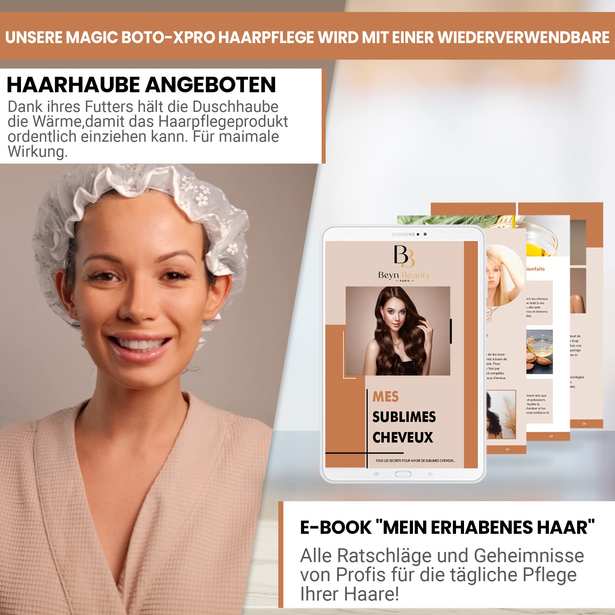 Magic Boto-xpro Haarpflege I Haar-Boto-xpro Pflege für geschädigtes Haar – spendet Feuchtigkeit, repariert und stärkt das Haar Keratin – Made in France (Weißer Moschus)