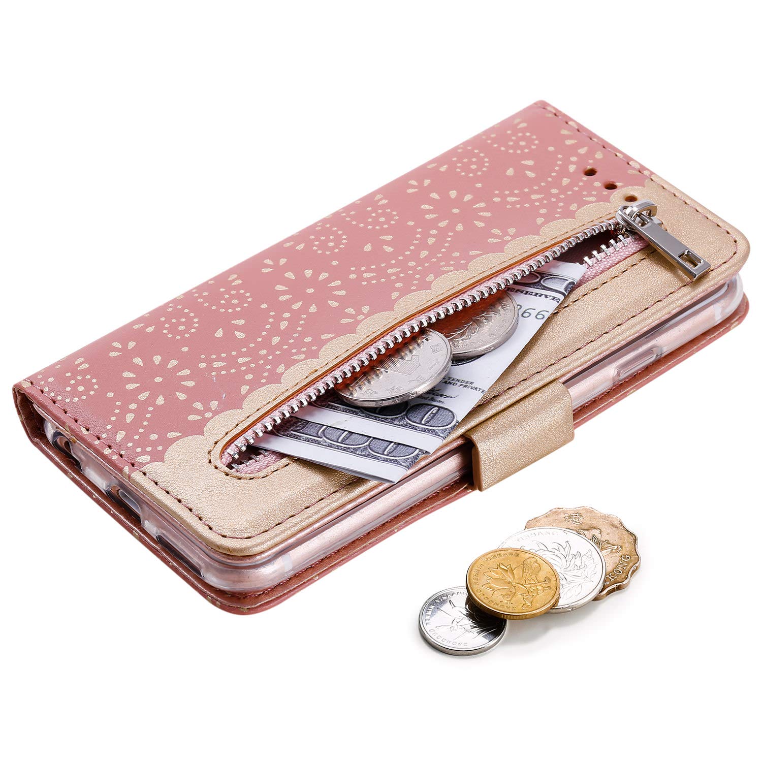 ZCDAYE Hülle für iPhone 11 mit Umhängeband, iPhone 11 Handytasche PU