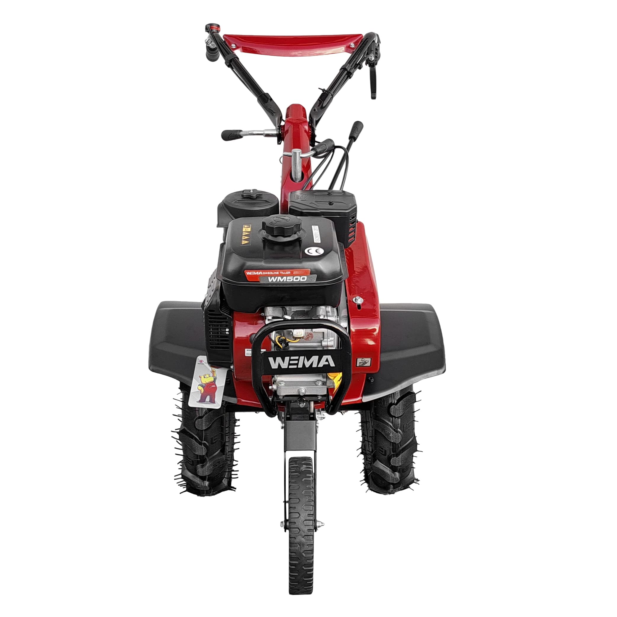 Weima WM500 Deluxe con arado G-2 7 CV 212 CCM ancho de fresado 100 cm marchas 2 avances 1 marcha atrás de gasolina motoazada cultivador jardín jardinería 2 años de garantía