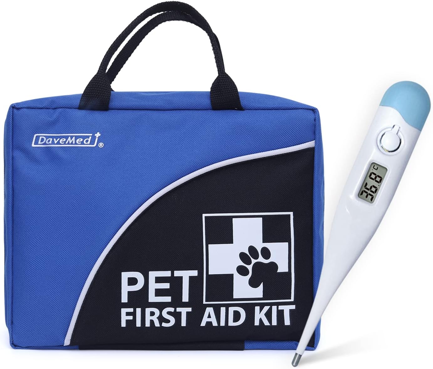 DAVEMED Pet First Aid Kit,Cat&Dog First Aid Kit,170Pieces Dog Emergency Kit with