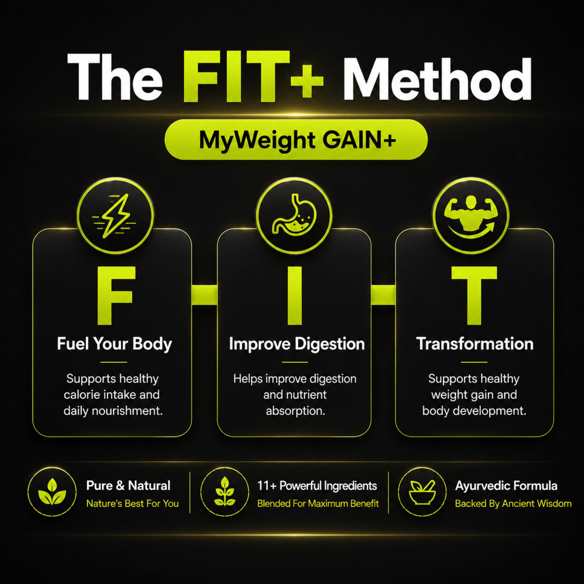 MyWeight GAIN+ Weight Gainer Tablets, Men & Women, 90ct — Amazon image 5