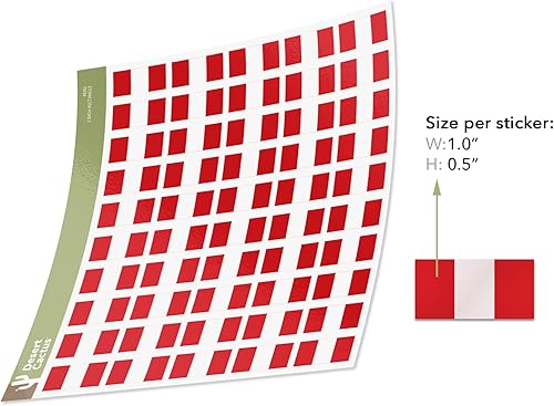 Miniatura 2 de Desert Cactus Pegatina de bandera de Perú calcomanía de país de 1 pulgada, hojas rectangulares de 50 piezas en total con logotipo de niños, álbum de