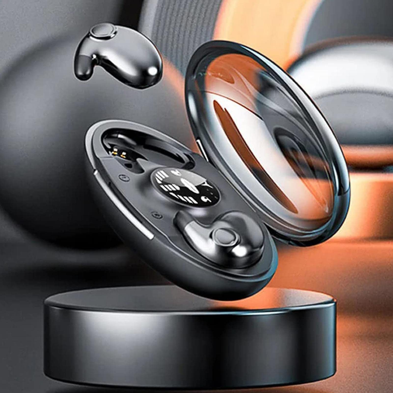 Teksome Écouteurs sans Fil Blue-Tooth | Écouteurs antibruit pour Dormir | Écouteurs Intra-Auriculaires IPX5 | Écouteurs sans Fil pour Les trajets et Le Sport