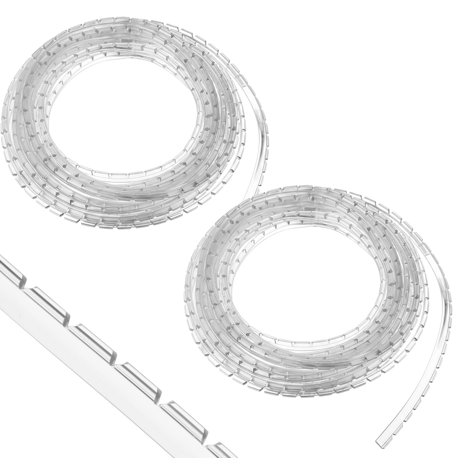 View 1 of ***STOCK PHOTO FOR REFERENCE ONLY***
Pangda 2 Pcs Clear Rubber Glass Retainer for Cabinet Doors, 52.49 Ft/ 16 M