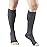 Truform 20-30 mmHg Compression Stockings for Men and Women, Knee High Length, Open Toe, Gray, 3X-Large