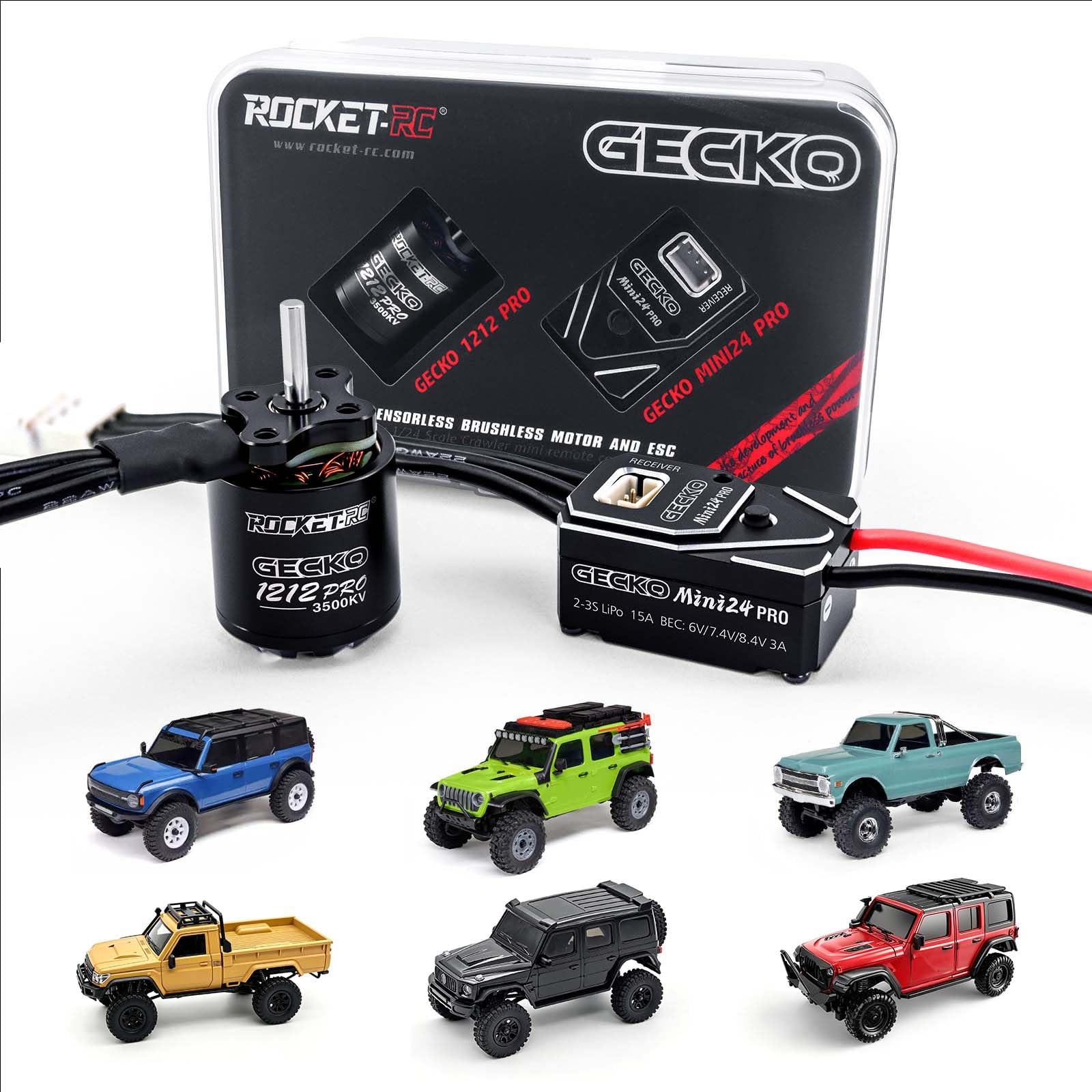 Surpass Hobby 1212 3500KV Motore Brushless con 25A Brushless Esc Combo per 1/30 Assiale SCX30