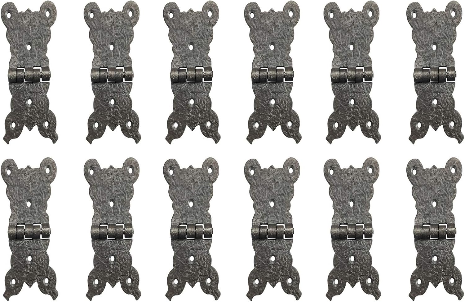 Adonai Hardware Arphaxad Antique Iron Butterfly Cabinet/Trunk Hinge (2, Antique Copper)