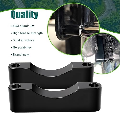 Miniatura 3 de MoKitDora Espaciadores de guardabarros delantero Touring para rueda envolvente de 21, 23, 26 pulgadas, compatible con Harley Road King Street Road