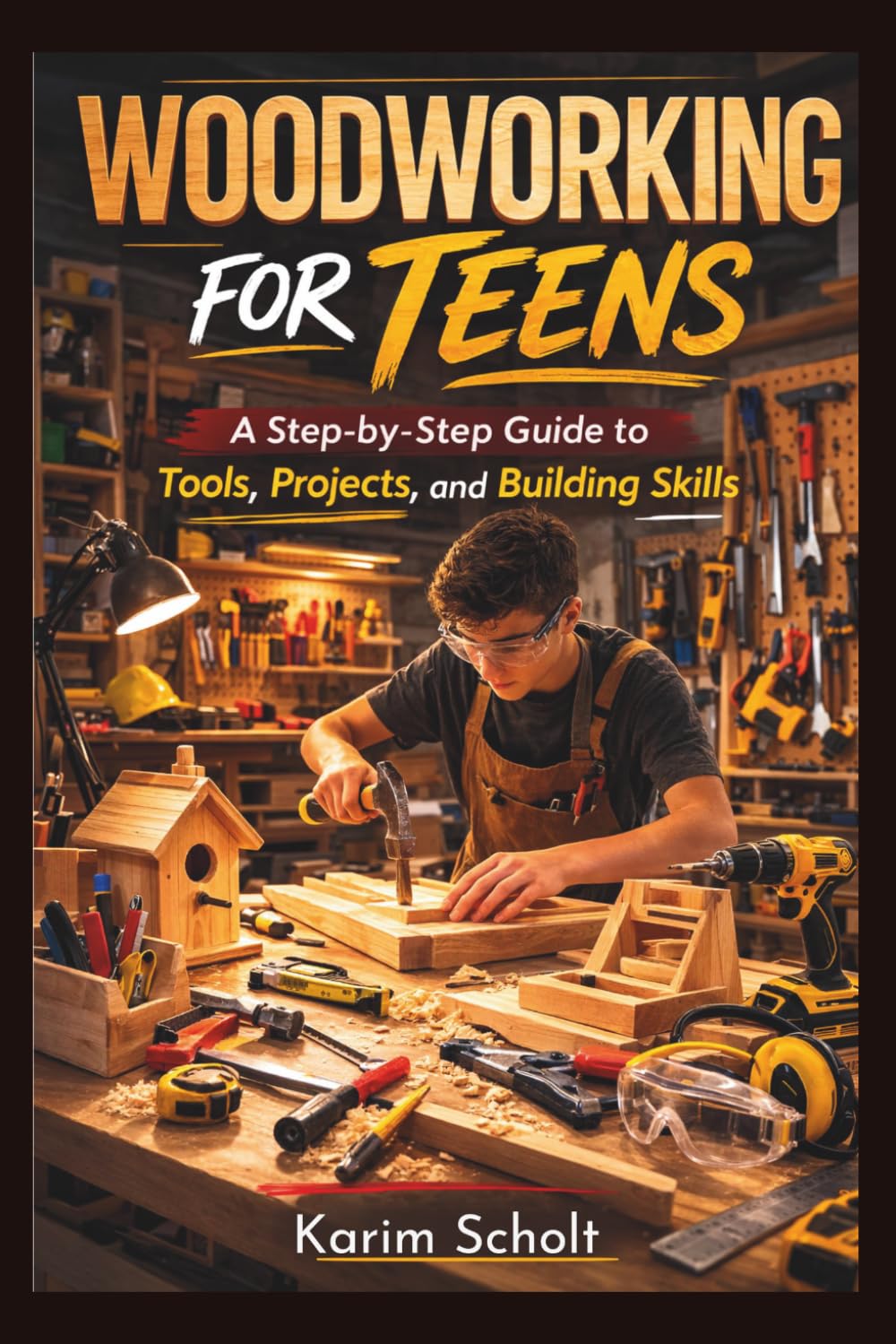 Woodworking for Teens: An Easy Introduction to Craft Skills, Furniture Making, and Carpentry with Practical Projects That Build Confidence and Real-World Ability
