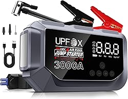 UPFOX 3000A Jump Starter with Compressor