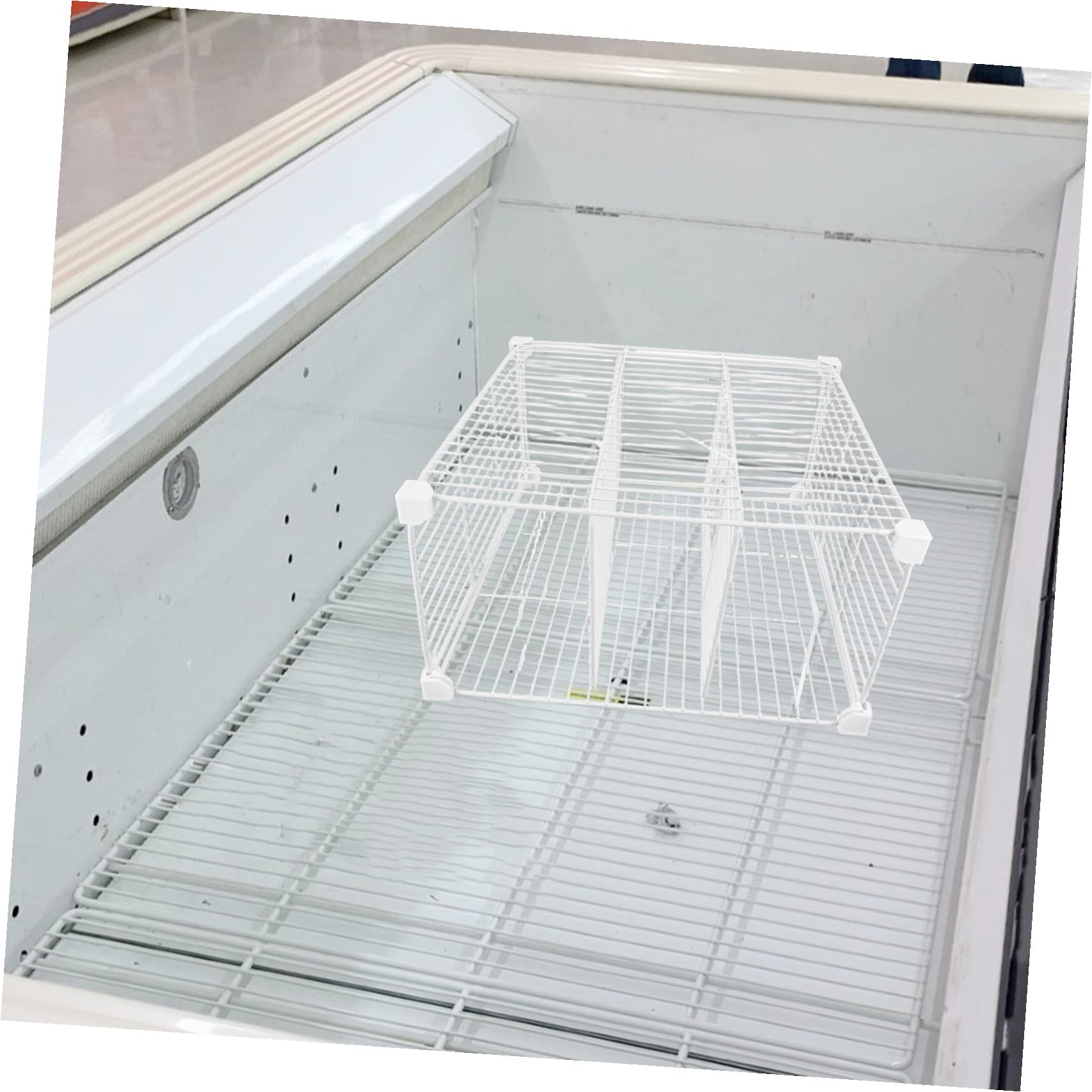 Organizadores para Congelador Separadores de Rejilla y Compartimentos Amplios, Ideales para Almacenamiento en Refrigeradores y Congeladores Industriales