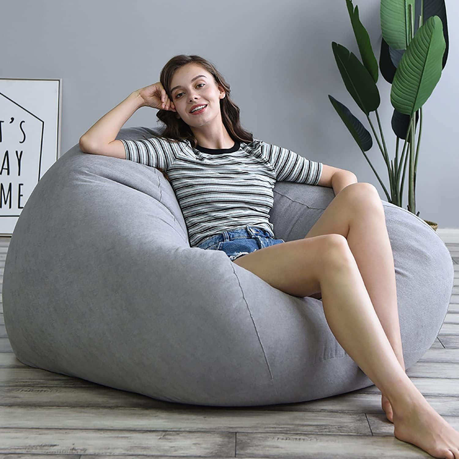 Bean Bag Chairs for Adults&Kids (Cover ONLY, NO Filling