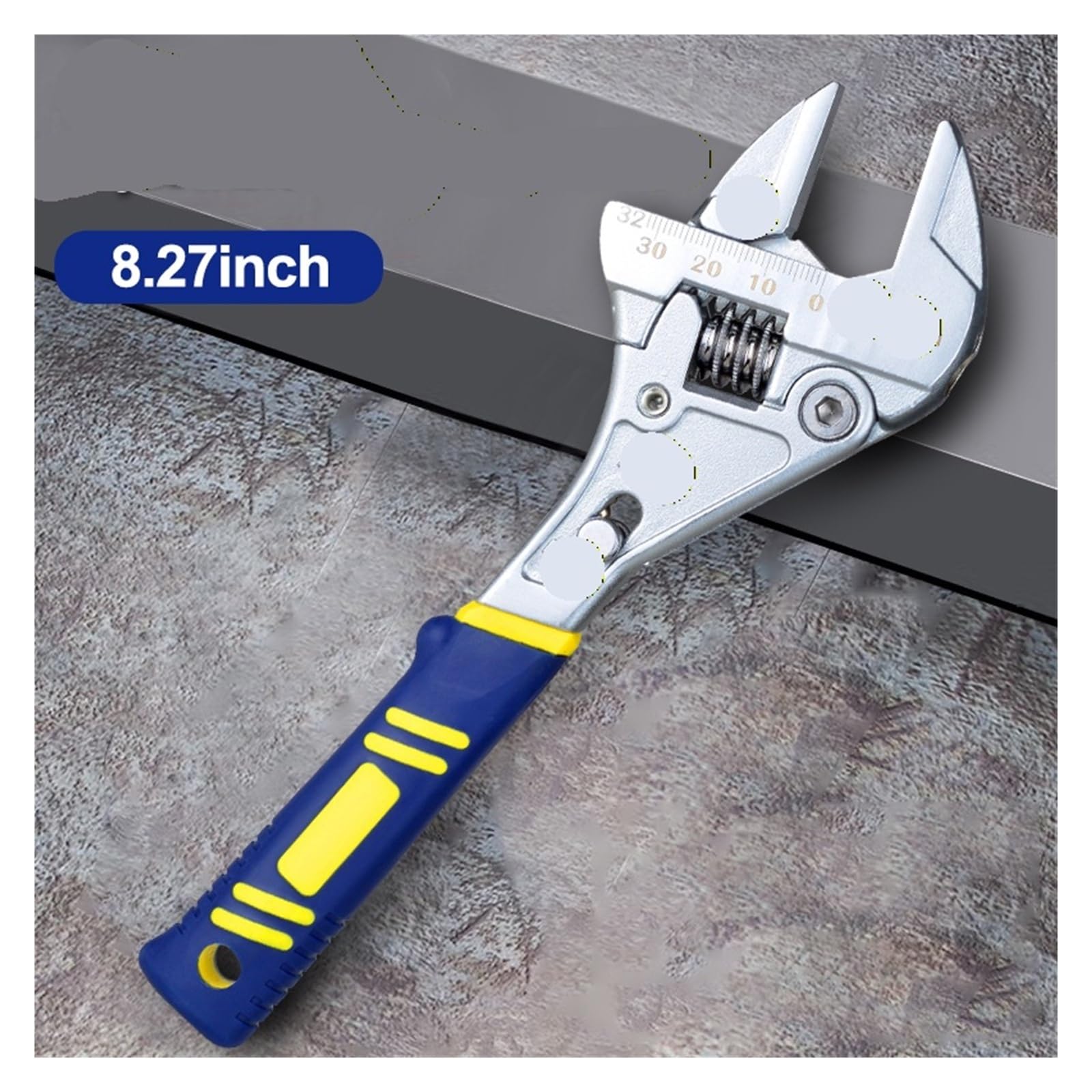 Pinza a Pappagallo Chiave regolabile a cricchetto da 8 '' for uso domestico 0-32mm Strumento hardware di apertura grande