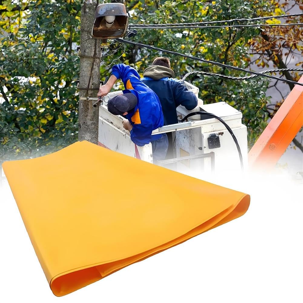 Stuoia di lavoro di sicurezza elettrica, coperta dell'isolamento con la clip isolata, coperta d'isolamento di energia elettrica 0.4/10KV