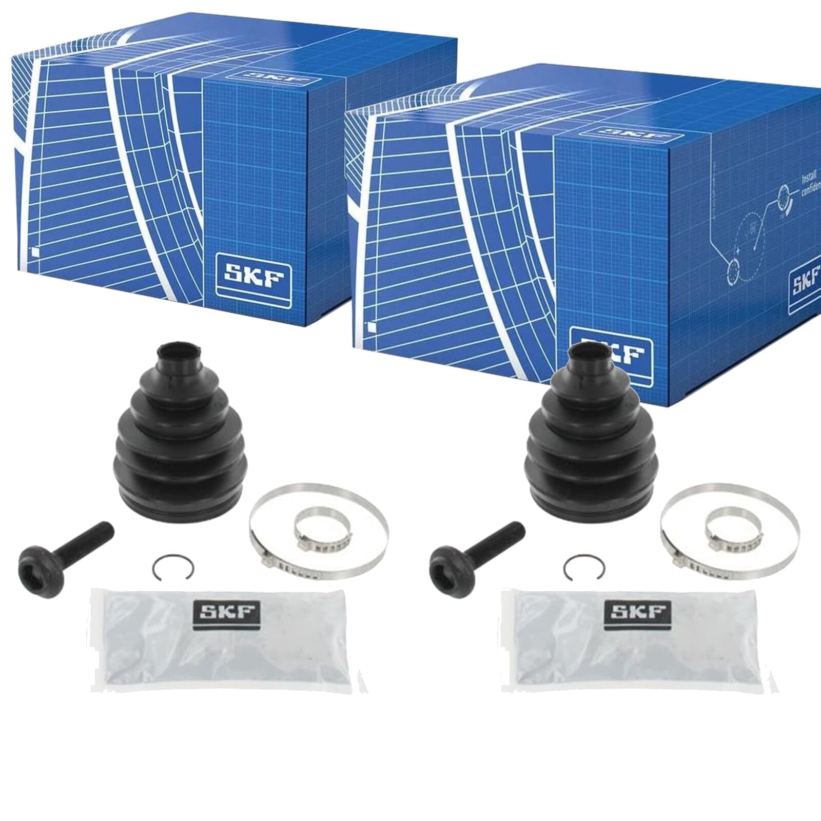 2x SKF Achsmanschetten Satz