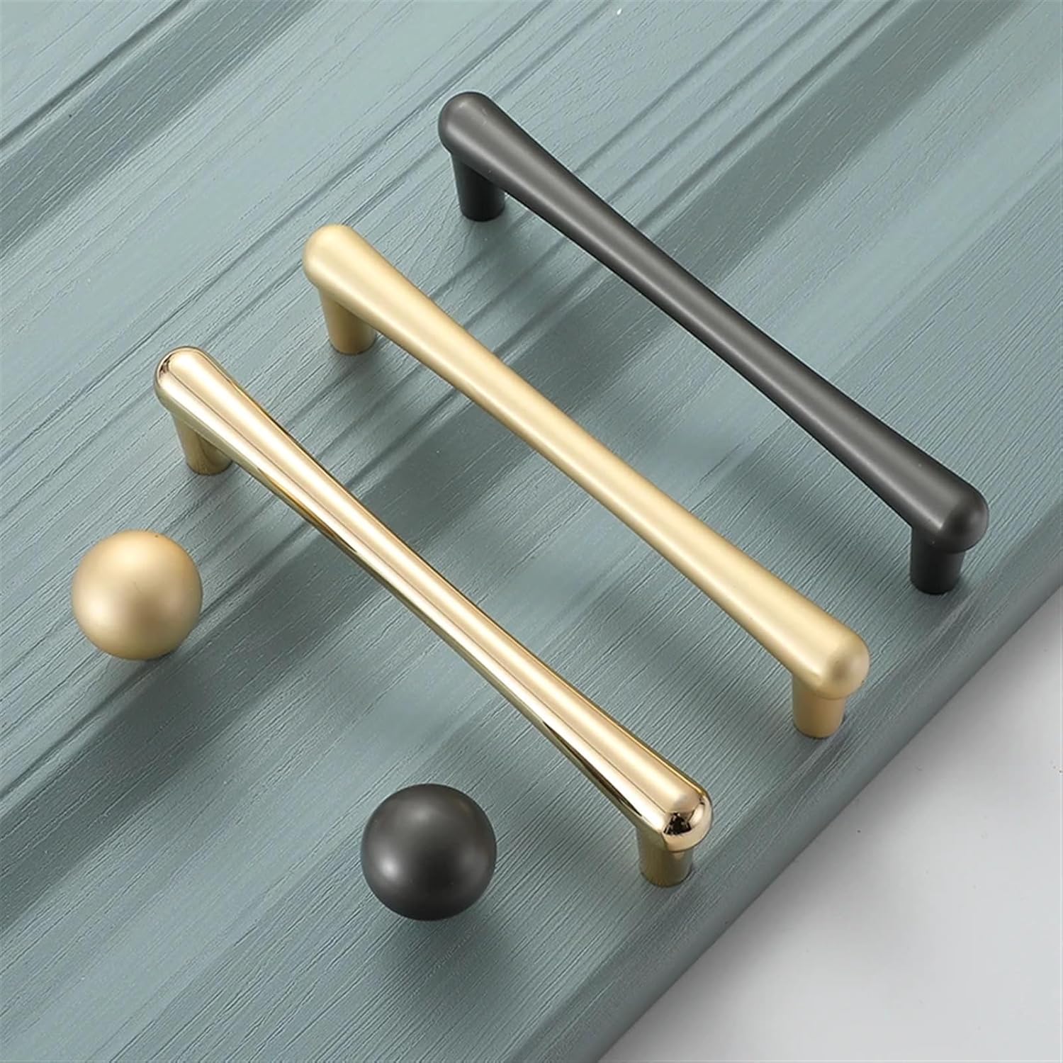 NALsa Cabinet Handles Drawer Knobs Gold Kitchen Handle Cupboard Door Pull Gray Furniture Handle Cabinet Hardware 1Pcs (Color : 6102-192 Gray)