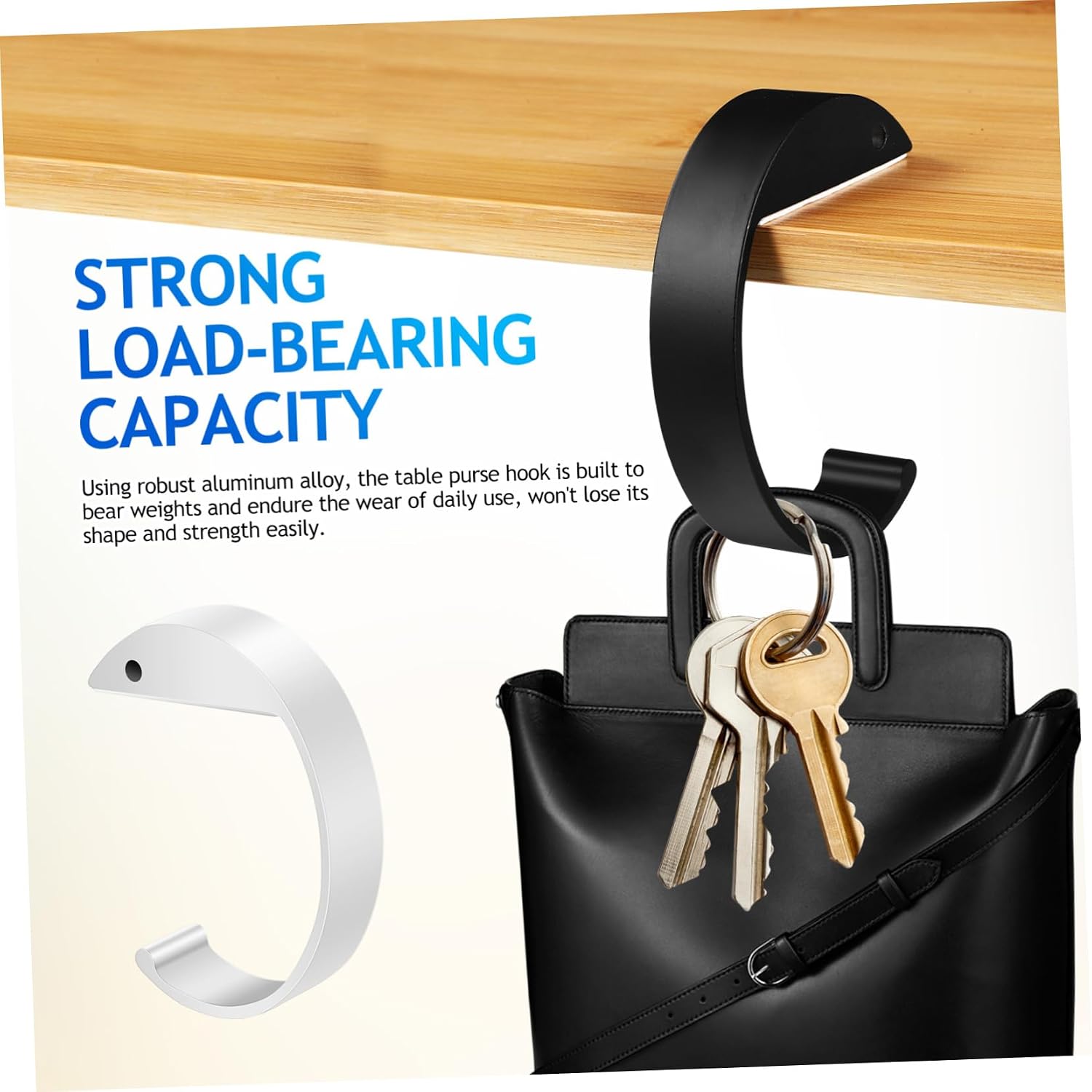 10pcs Bag Hanging Hook Sleek Desk Purse Hanger for Compact Spaces Easy Installation for Backpacks and Handbags Colors
