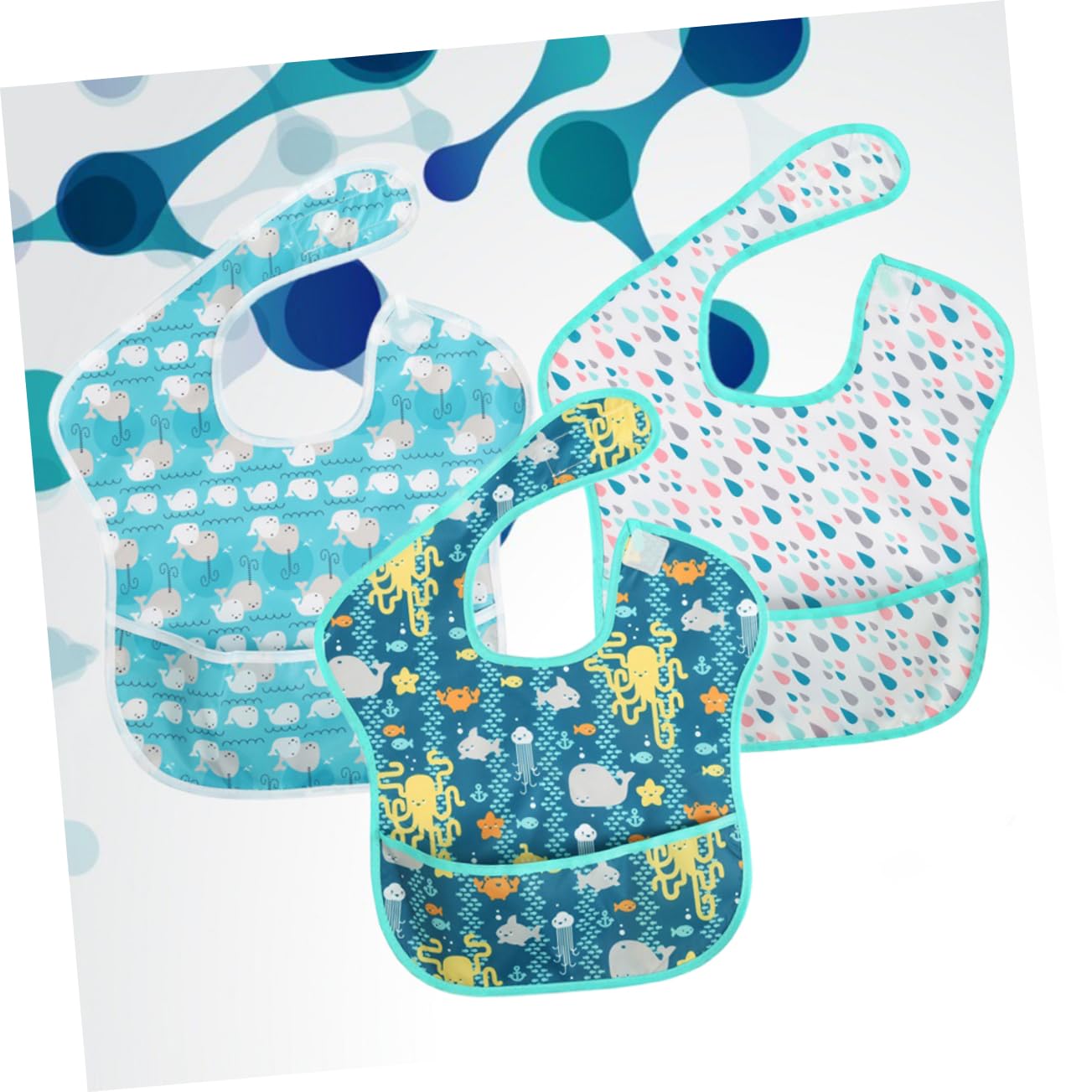 TOYANDONA 9 Stk Cartoon- -Lätzchen bibs babylätzen latzerl für bib wc Babyspeicheltuch wasserdichtes Babylätzchen -Stimmung -Gebot Karikatur