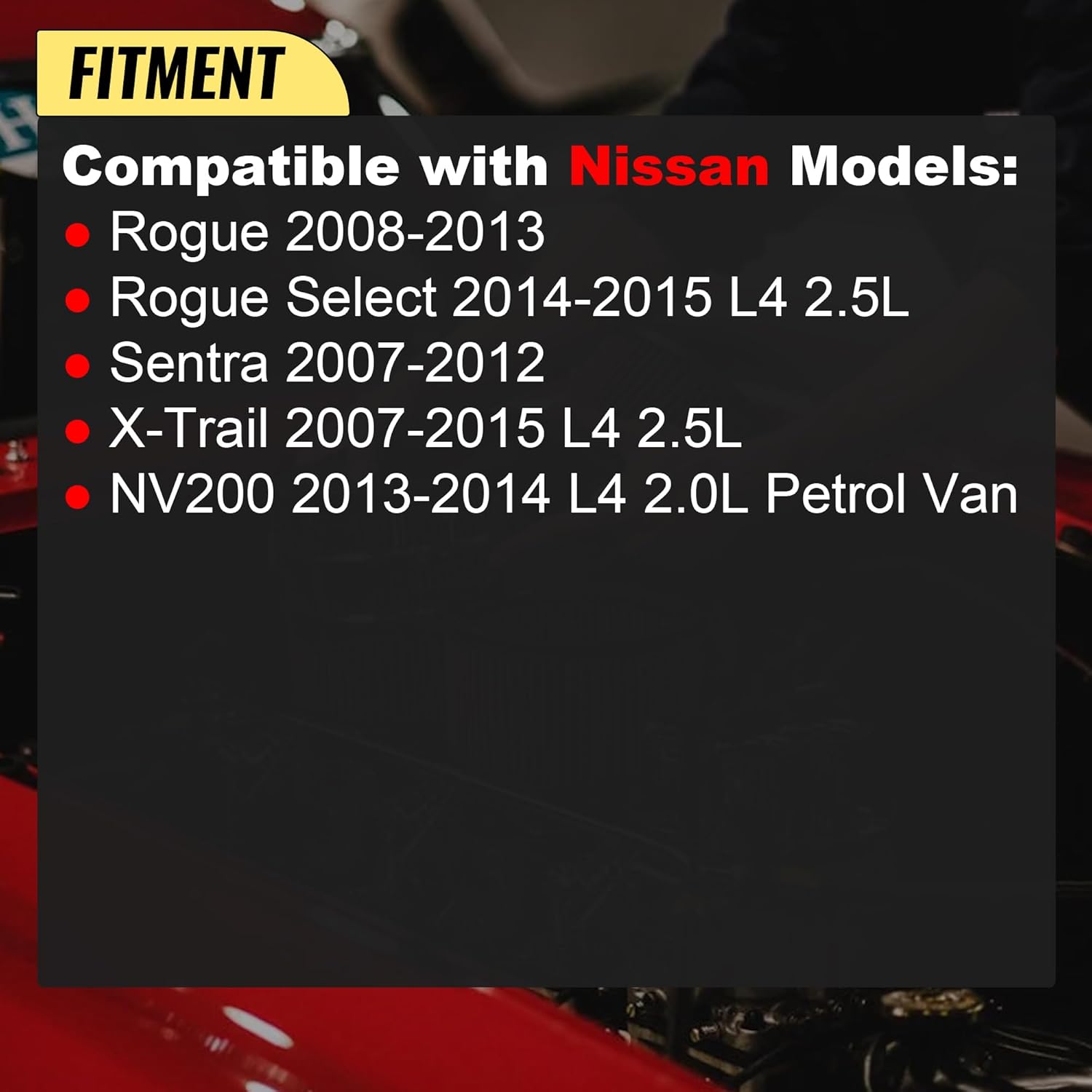 Transmission Oil Pan with Drain Plug Compatible with Nissan Rogue 2008-2013 Rogue Select 2014-2015 Sentra 2007-2012 X-Trail NV200 L4 2.0L Replace 265-845, 313901XF00