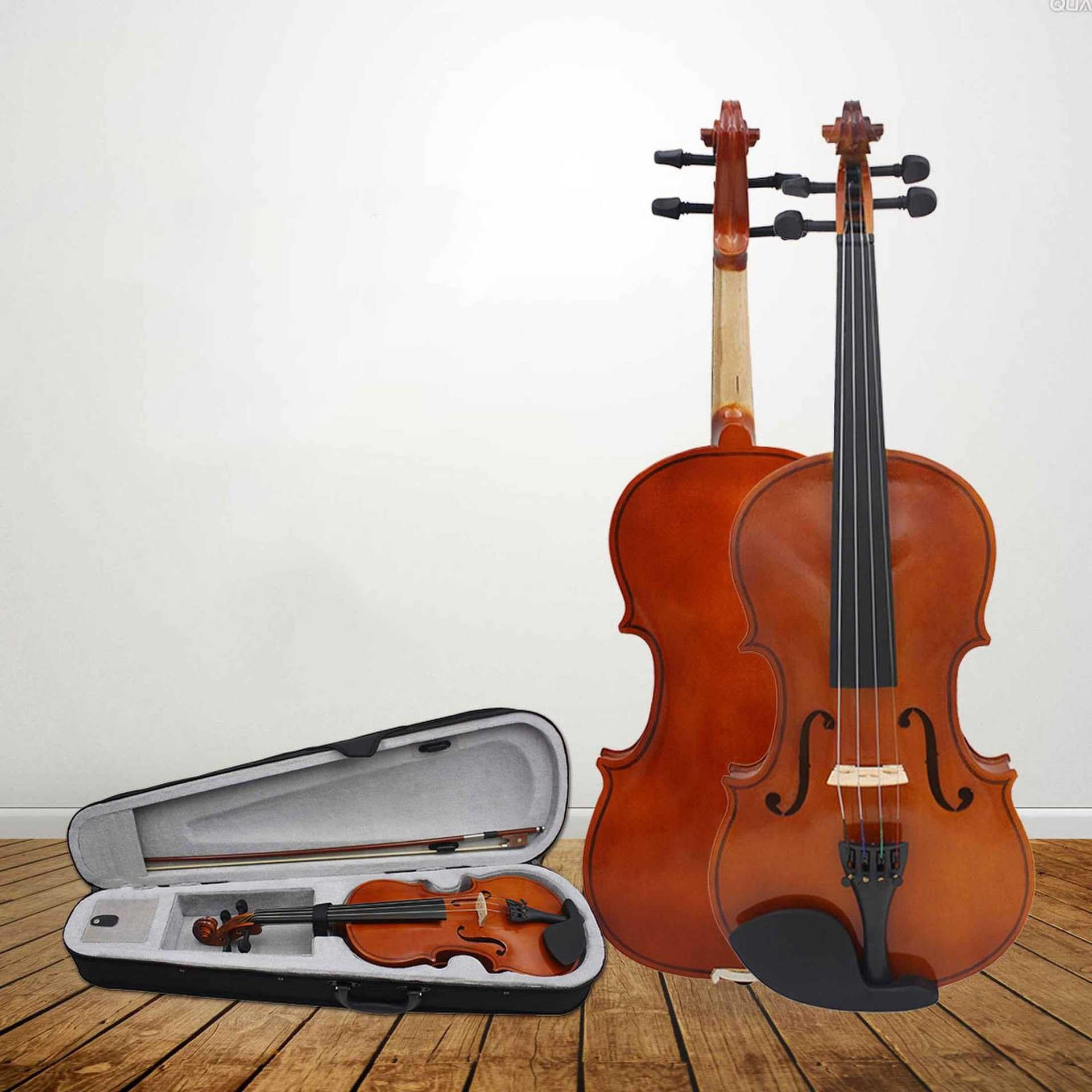 Violino Violino Con Luce Naturale Violino Per Principianti Violino Per Adulti(4/4-Natural)