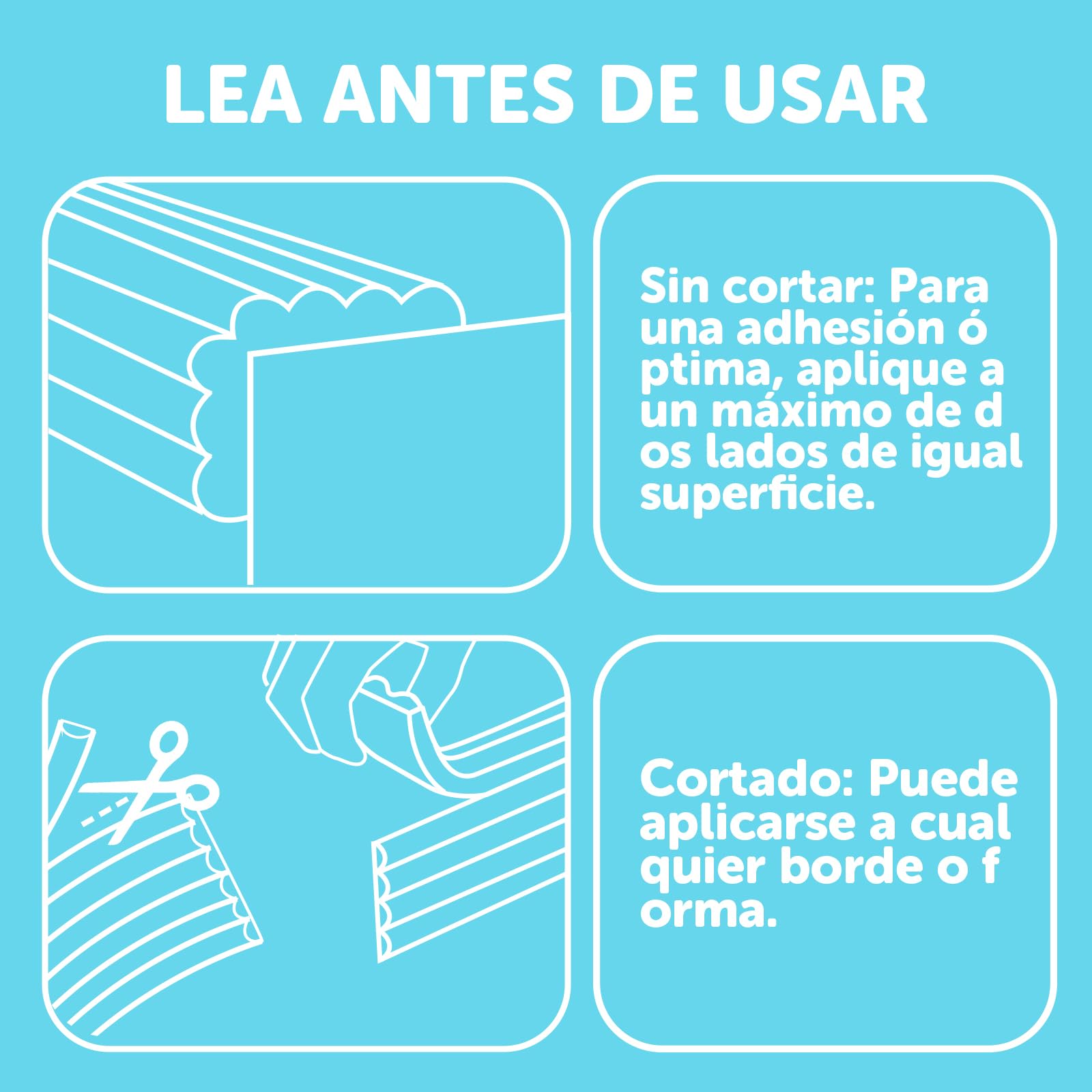 shinfly Multiusos Protector Espuma, 5mx8cmx8mm Autoadhesivo Protector Pared Cama niños, Espuma Ancha Suave Gruesa Rollo para Superficie Dura & Bordes, Protección de Bordes para Ancianos Blanco Lana — view 7