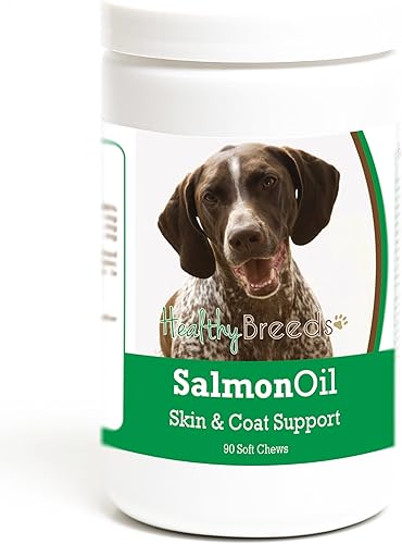 Miniatura 214 de Healthy Breeds Golden Retriever - Aceite de salmón masticable suave, 90