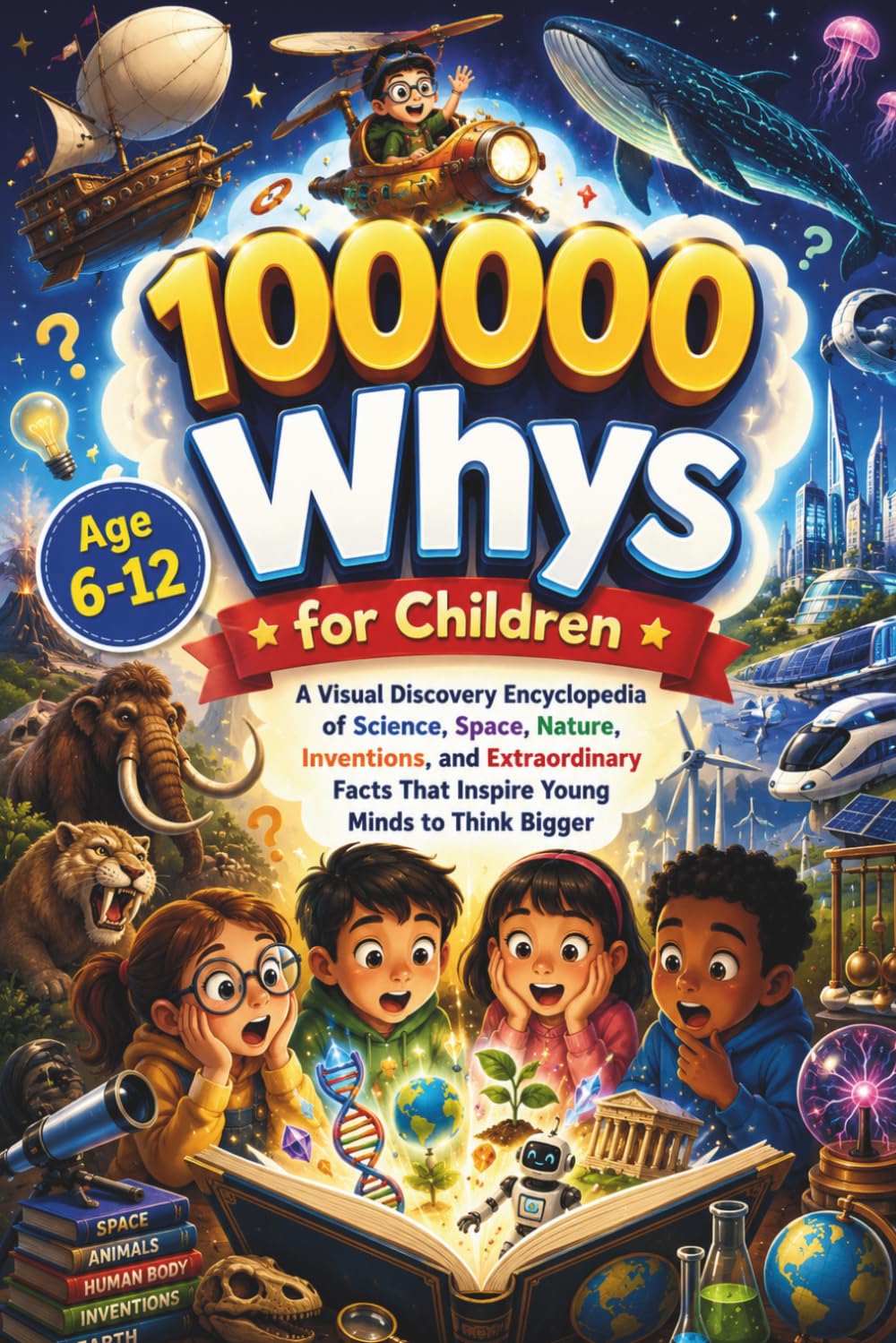 100,000 Whys for Children: A Visual Discovery Encyclopedia of Science, Space, Nature, Inventions, and Extraordinary Facts That Inspire Young Minds to Think Bigger Ages 6-12