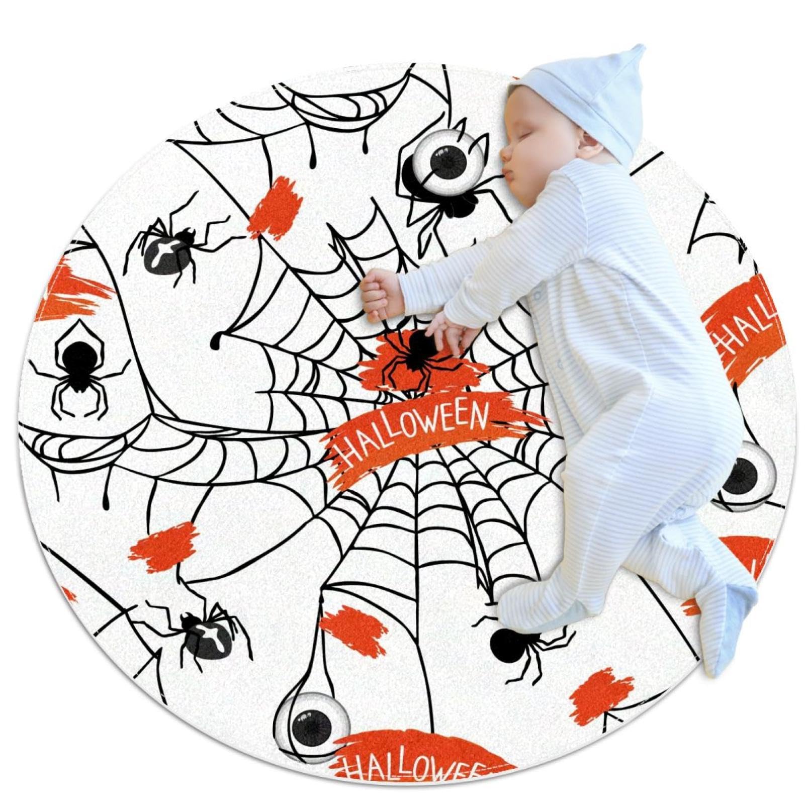 Tapis de salle de bain antidérapant et sécurisé motif araignée 1m