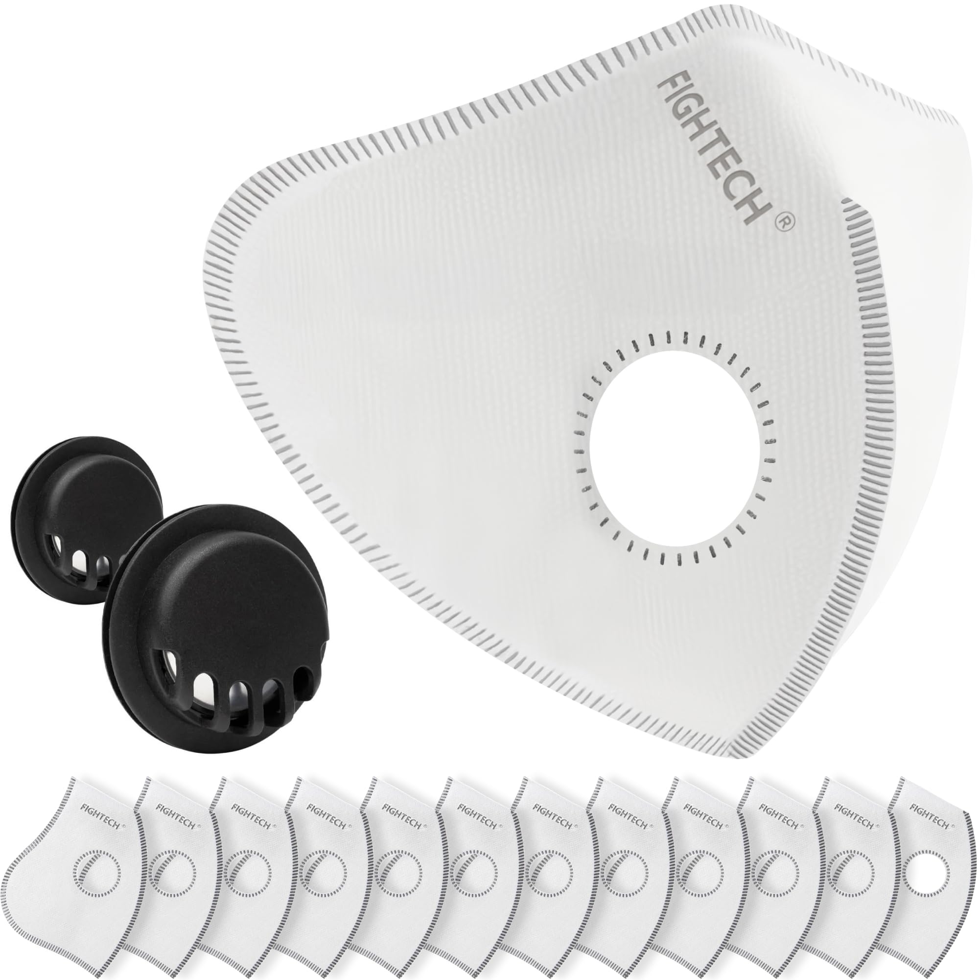 FIGHTECH - Juego de 6 filtros de carbón activado con protección antivaho