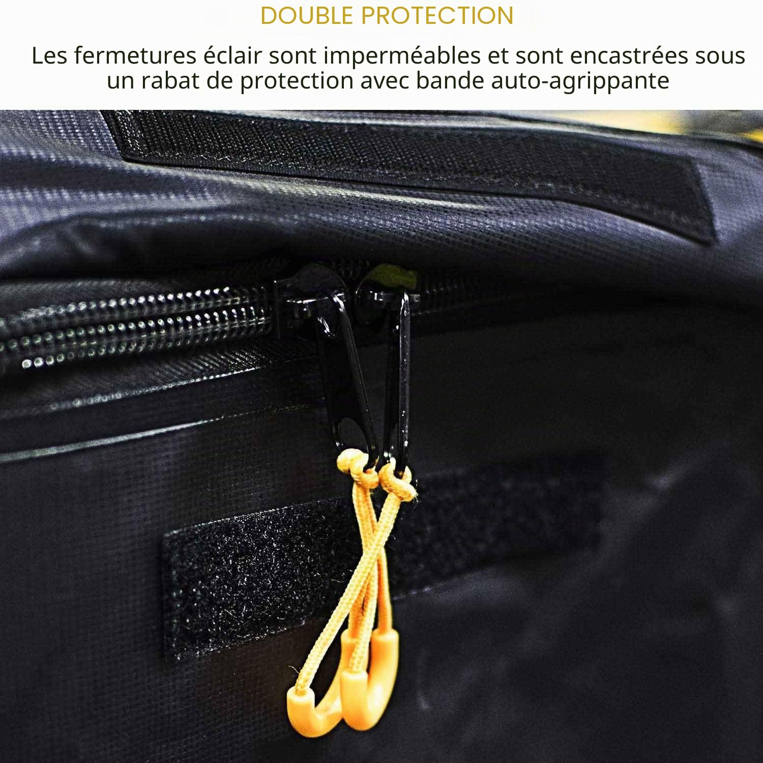 Sac de transport étanche pour attelage de 0,6 m³ - 155 x 61 x 61 cm